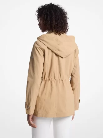 Anorak tissé à capuche