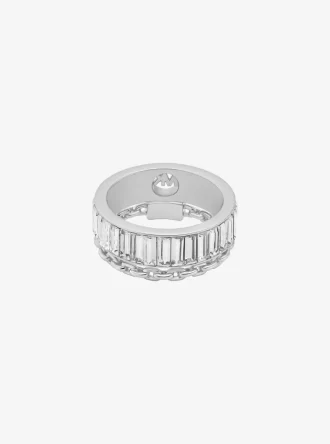Bague double couche en zircone cubique