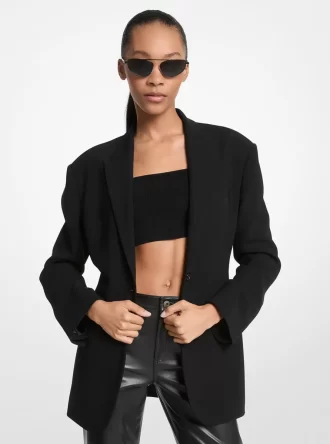 Blazer en crêpe