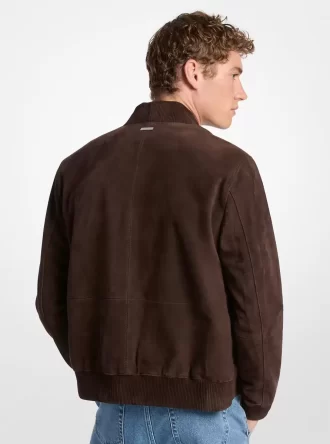 blouson aviateur en daim