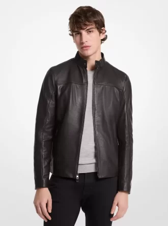 blouson de pilote en cuir