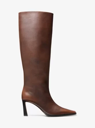 Bottes Darrah en cuir poli