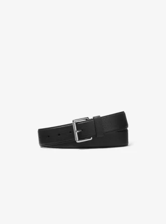Ceinture en cuir grainé