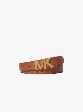 Ceinture réversible à boucle avec logo signature
