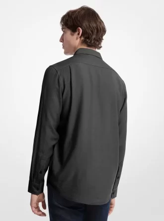Chemise tissée coupe classique