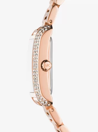 Coffret cadeau montre et bijoux Petite Emery couleur or rose