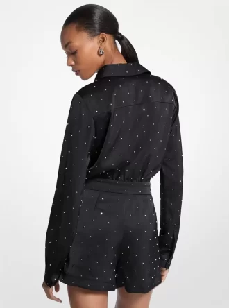 combinaison en satin cloute 2 330x444 - Combinaison en satin clout&eacute;e