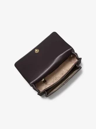 Grand sac à bandoulière en daim Claire