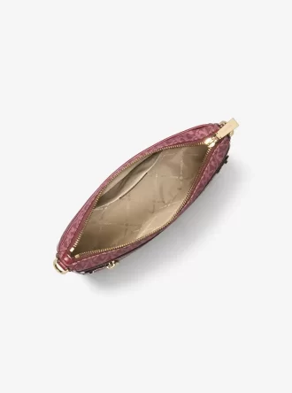 Grand sac à bandoulière imprimé avec logo signature Jet Set