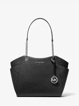 Grand sac à bandoulière Jet Set avec logo signature