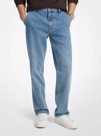 Jean droit en denim stretch Finn