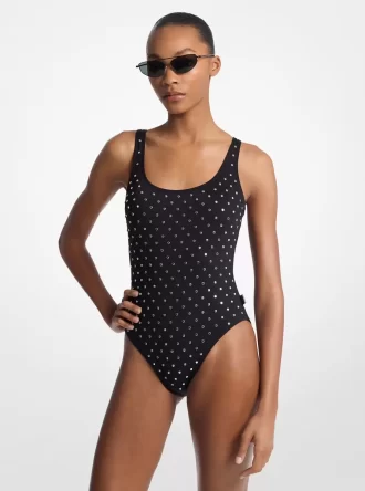 Maillot de bain une pièce clouté