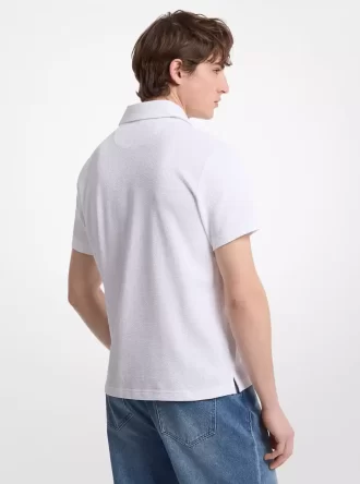 Polo en coton stretch
