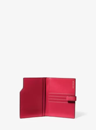 Portefeuille passeport Jet Set avec logo signature