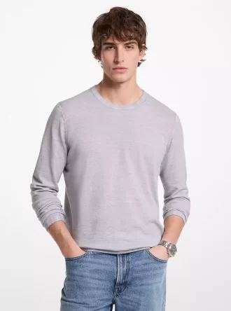 Pull en lin et coton