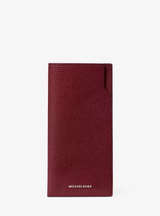 Étui à lunettes de soleil Jet Set en cuir grainé